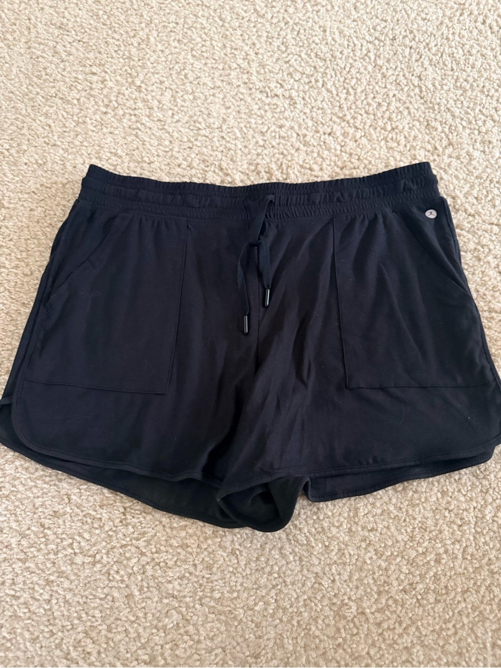 Black Women's Athletic Drawstring Shorts